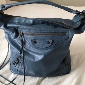 Balenciaga hobo motorcross day bag